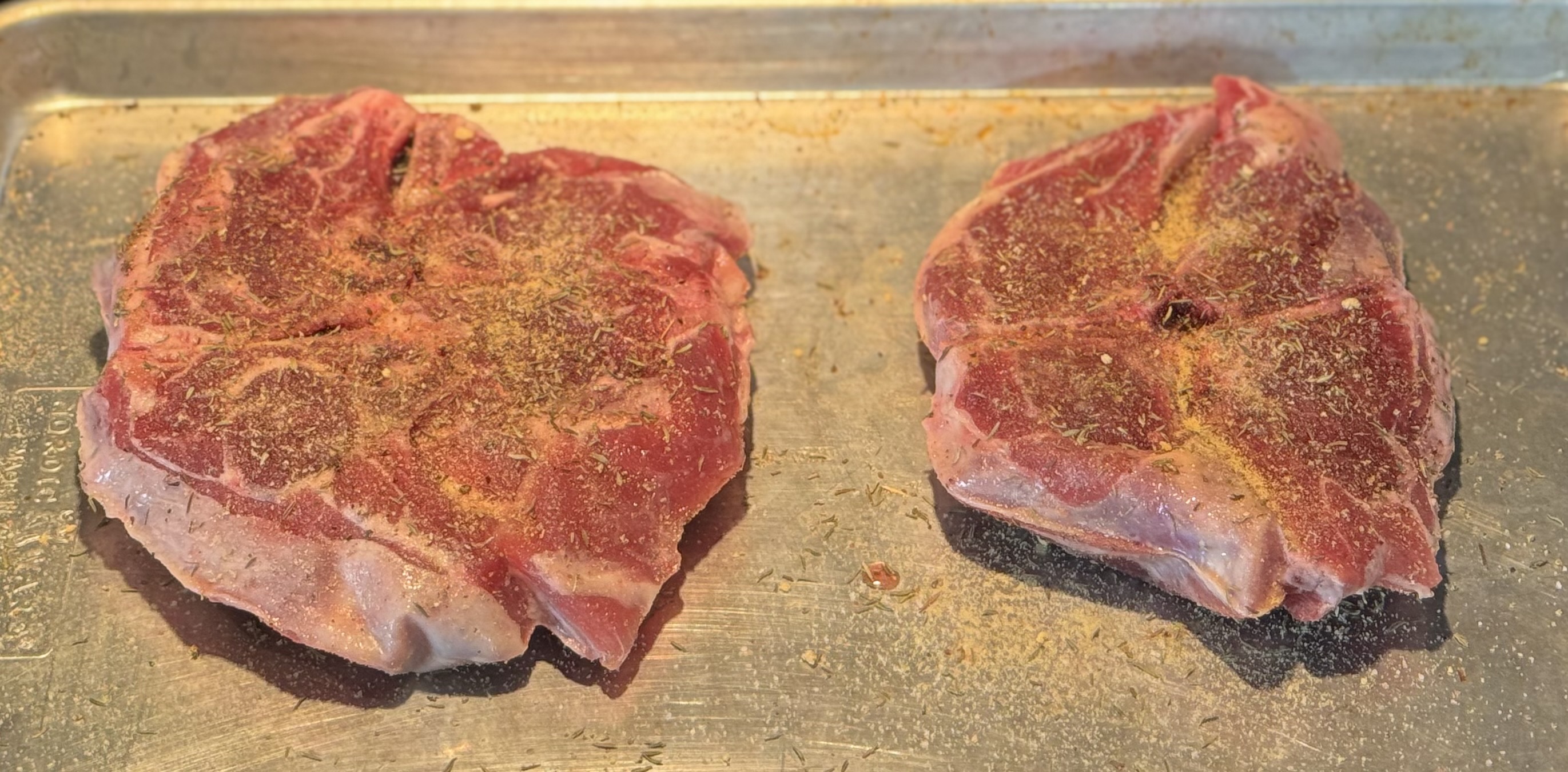 Chops, ready to grill